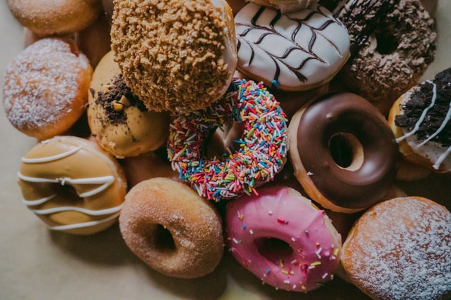 A diet rich in added sugar can tighten your risk for heart disease such as eating too many donuts